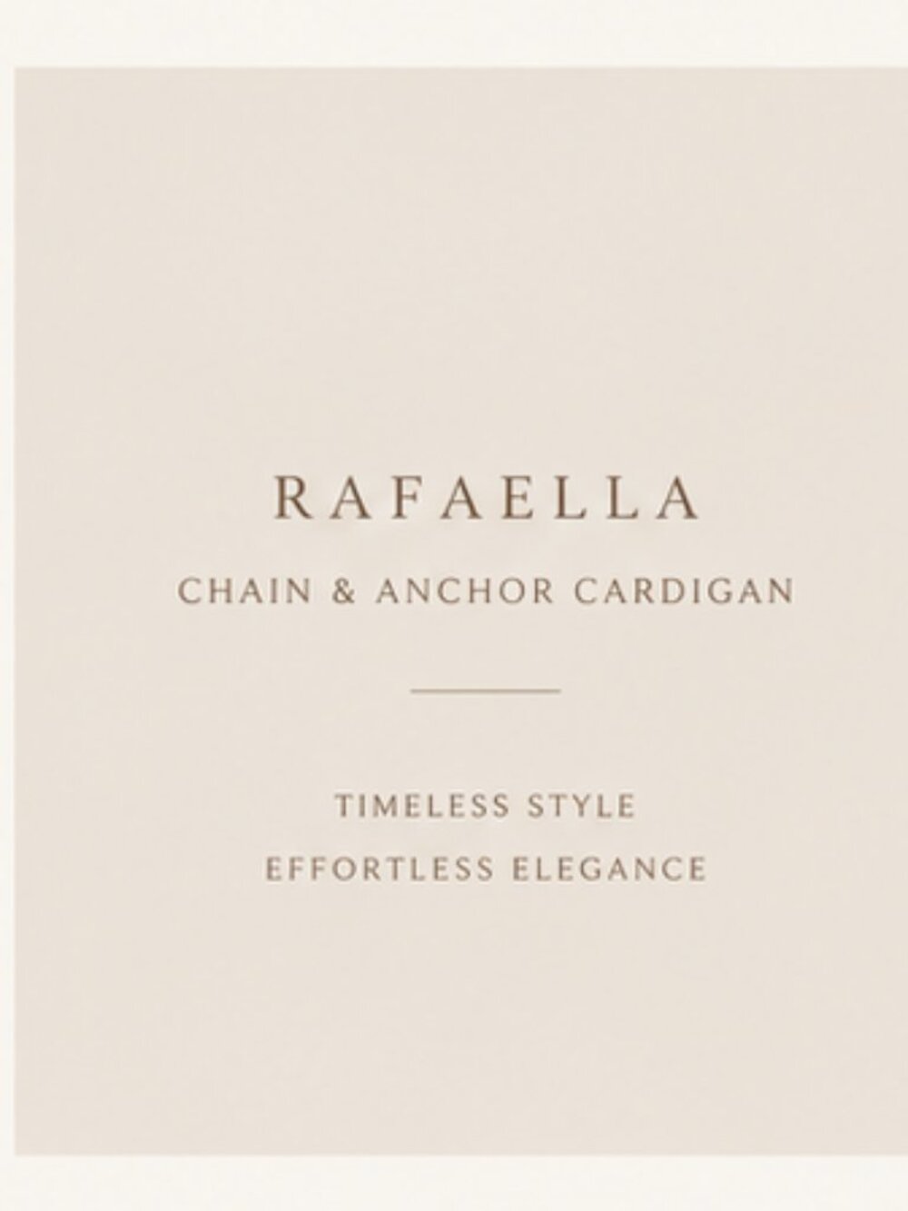 RAFAELLA Nautical Chain Anchor Cardigan 2X Coastal Quiet Luxury - Picture 4 of 9